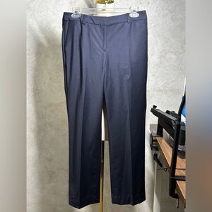 TALBOTS - Petite 4P Indigo Flare Leg Wool Bi-Stretch Pants | GREAT CONDITION!